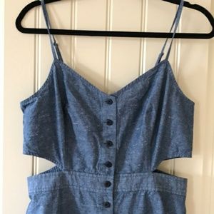 Madewell | Chambray Cutout Cami Mini Dress ⏲SALE👏